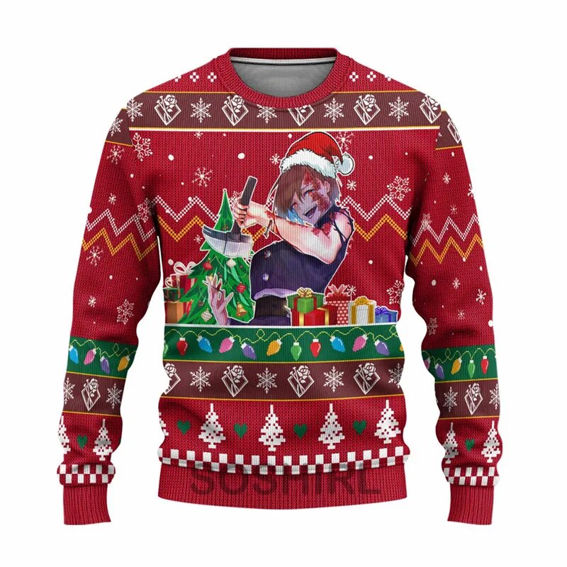 Jujutsu Kaisen Weihnachts Pullover