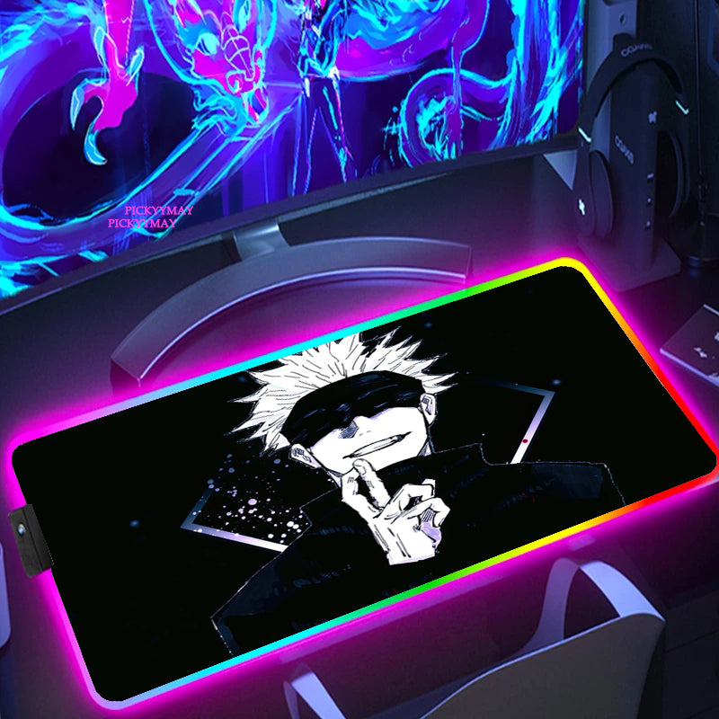 Jujutsu Kaisen Gojo LED Mouse Pads