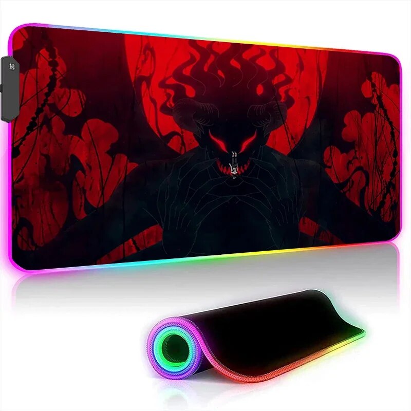 Black Clover LED Mouse Pads