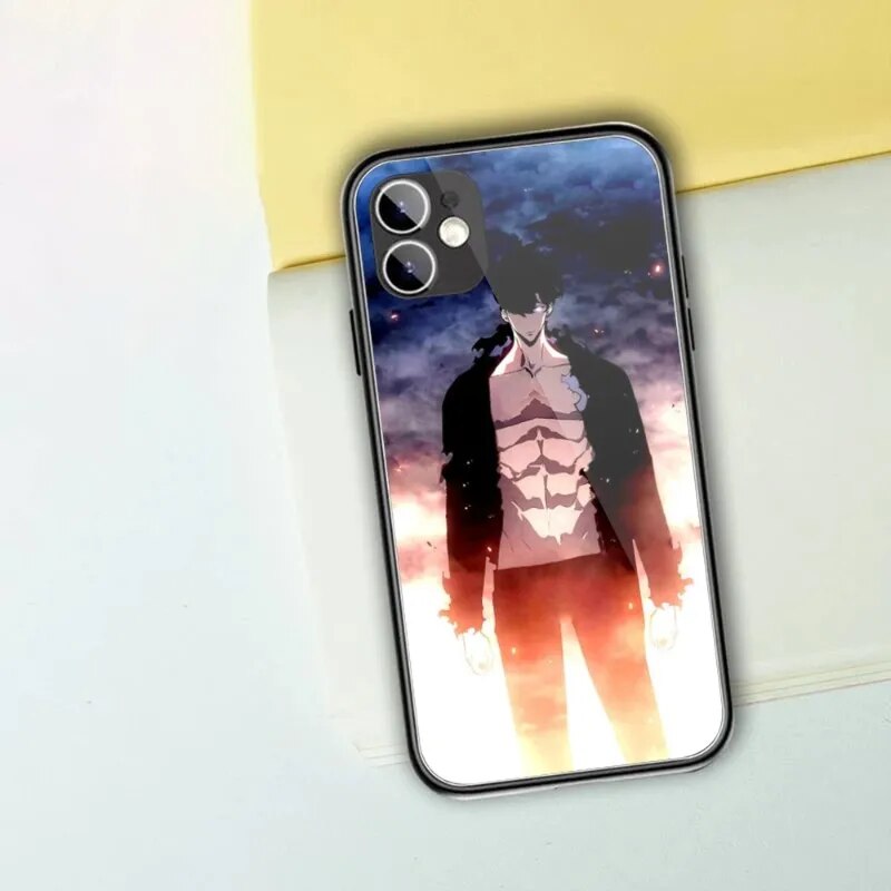 Solo Leveling Phone Cases for IPhones (Tempered Glass)