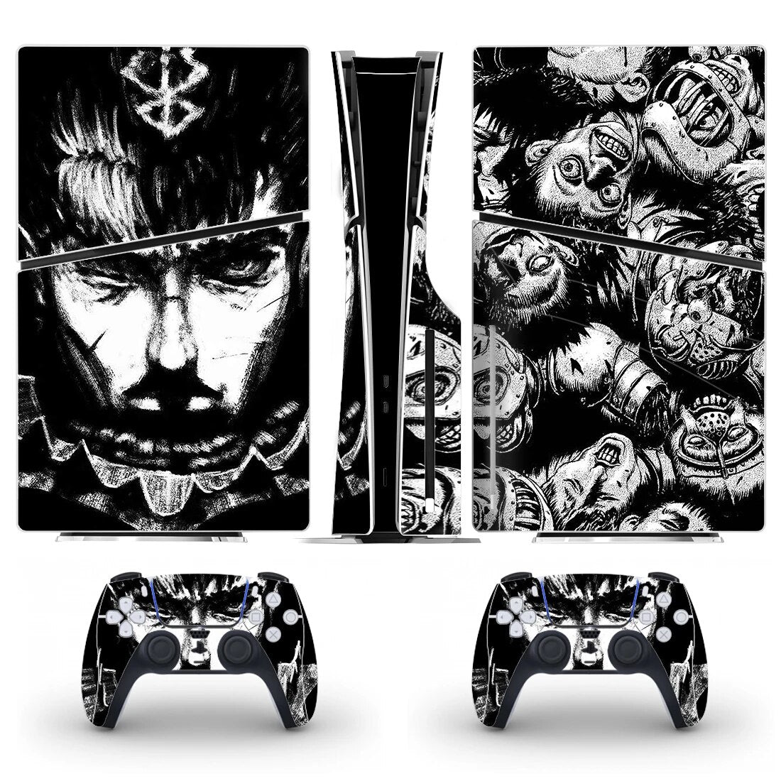 Berserker PS5 Slim Disc Edition Aufkleber, Abdeckung