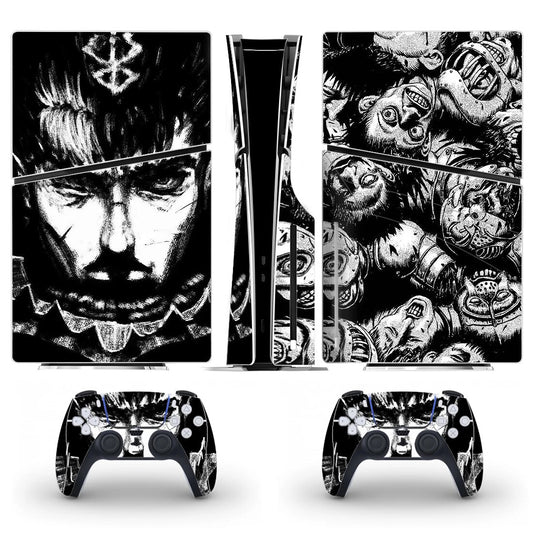 Berserker PS5 Slim Disc Edition Aufkleber, Abdeckung