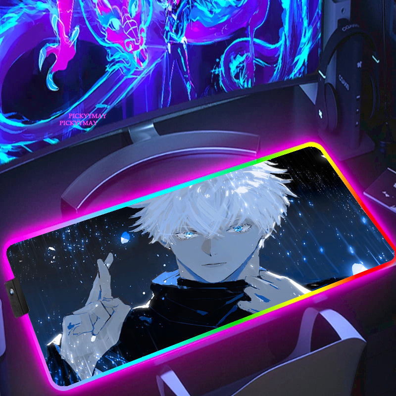 Jujutsu Kaisen Gojo LED Mouse Pads