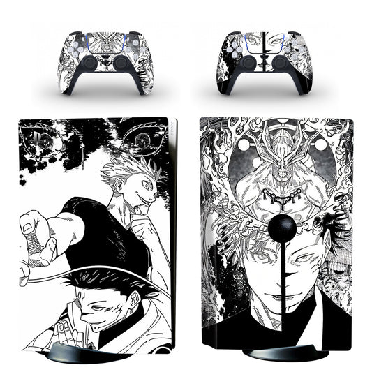 Jujutsu Kaisen Gojo vs Sukuna  PS5 Disc Edition Aufkleber,Abdeckung