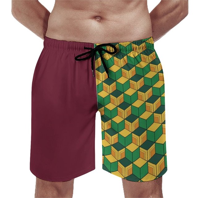 Demon Slayer men's swim trunks