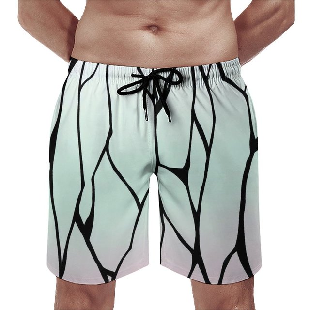 Demon Slayer men's swim trunks