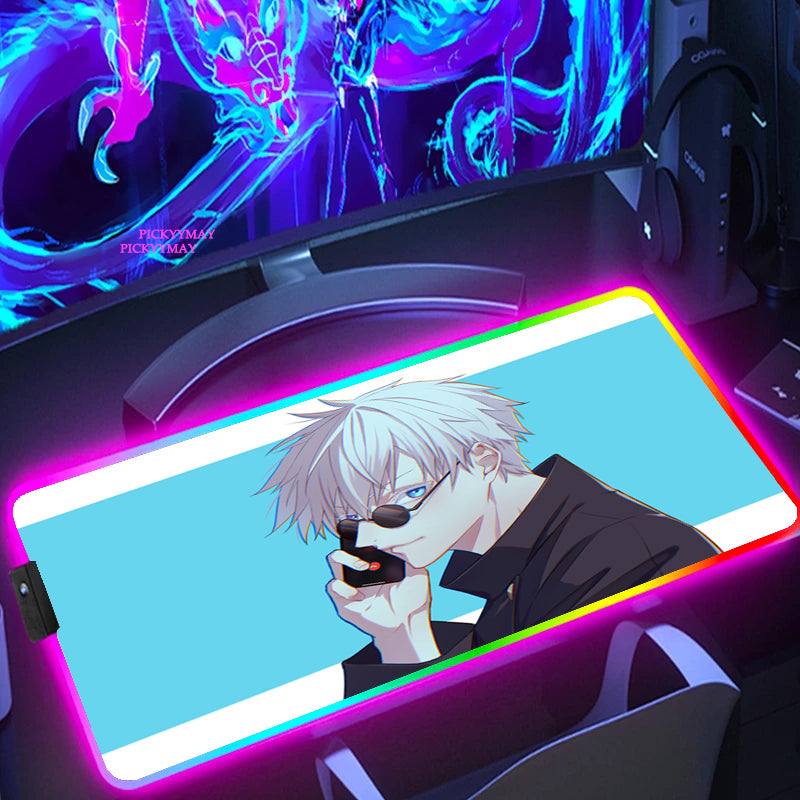 Jujutsu Kaisen Gojo LED Mouse Pads