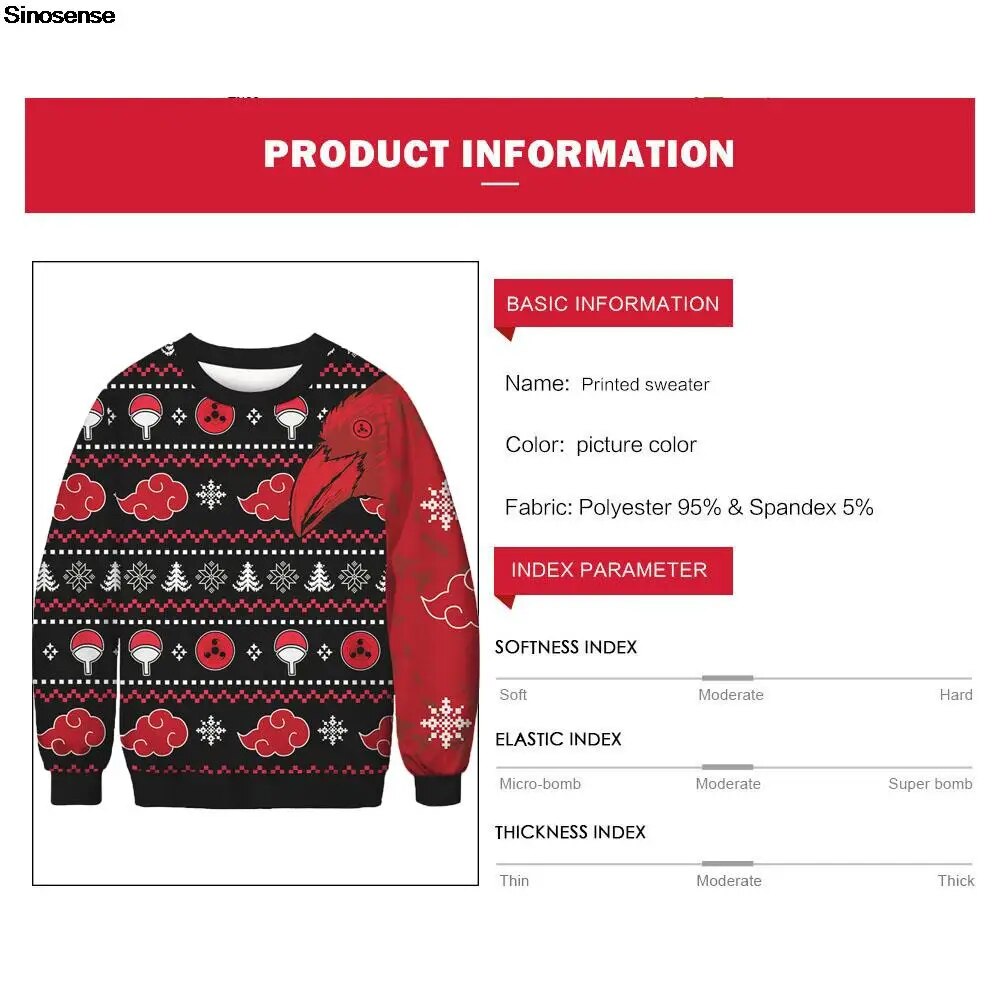 Itachi Uchiha Weihnachts Pullover