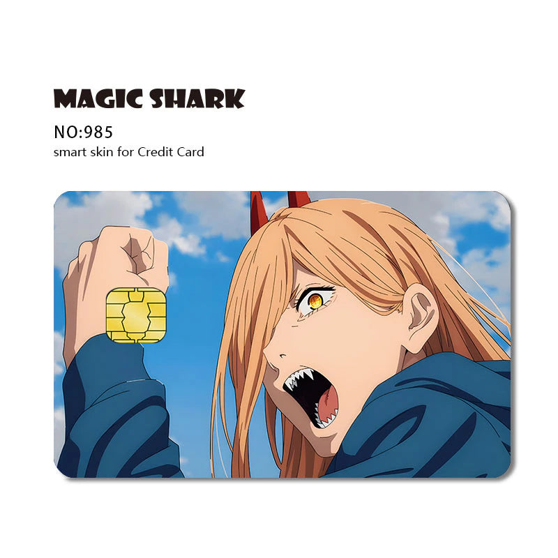 Anime Kredit/Bankkarten Aufkleber