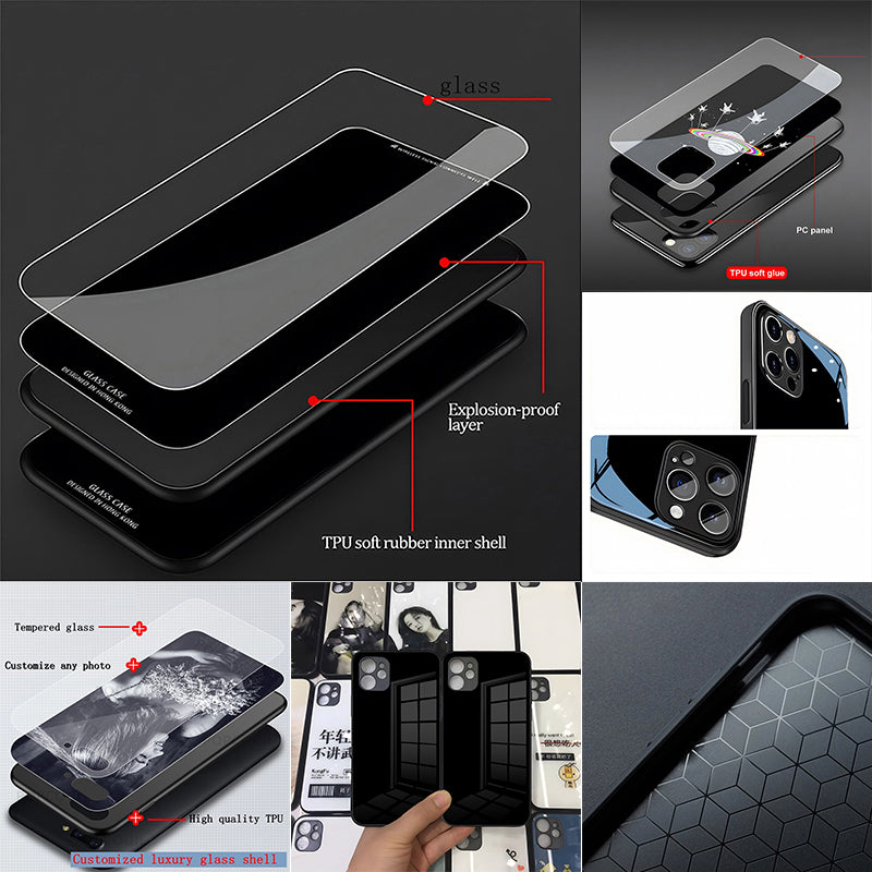 Hell's Paradise Phone Cases for IPhones (Tempered Glass)