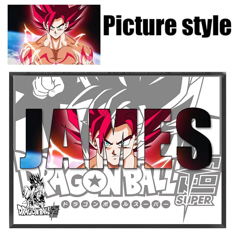 Anime Posters Custom Anime Name Posters