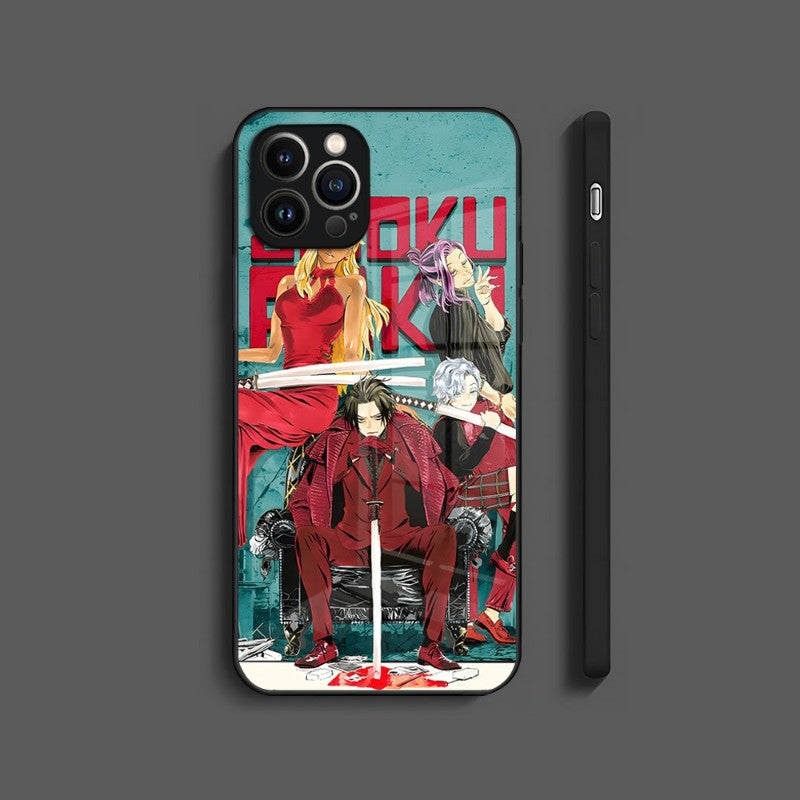 Hell's Paradise Phone Cases for IPhones (Tempered Glass)