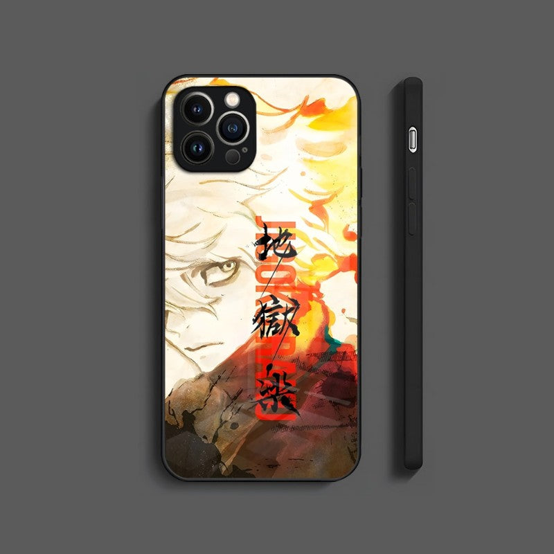 Hell's Paradise Phone Cases for IPhones (Tempered Glass)