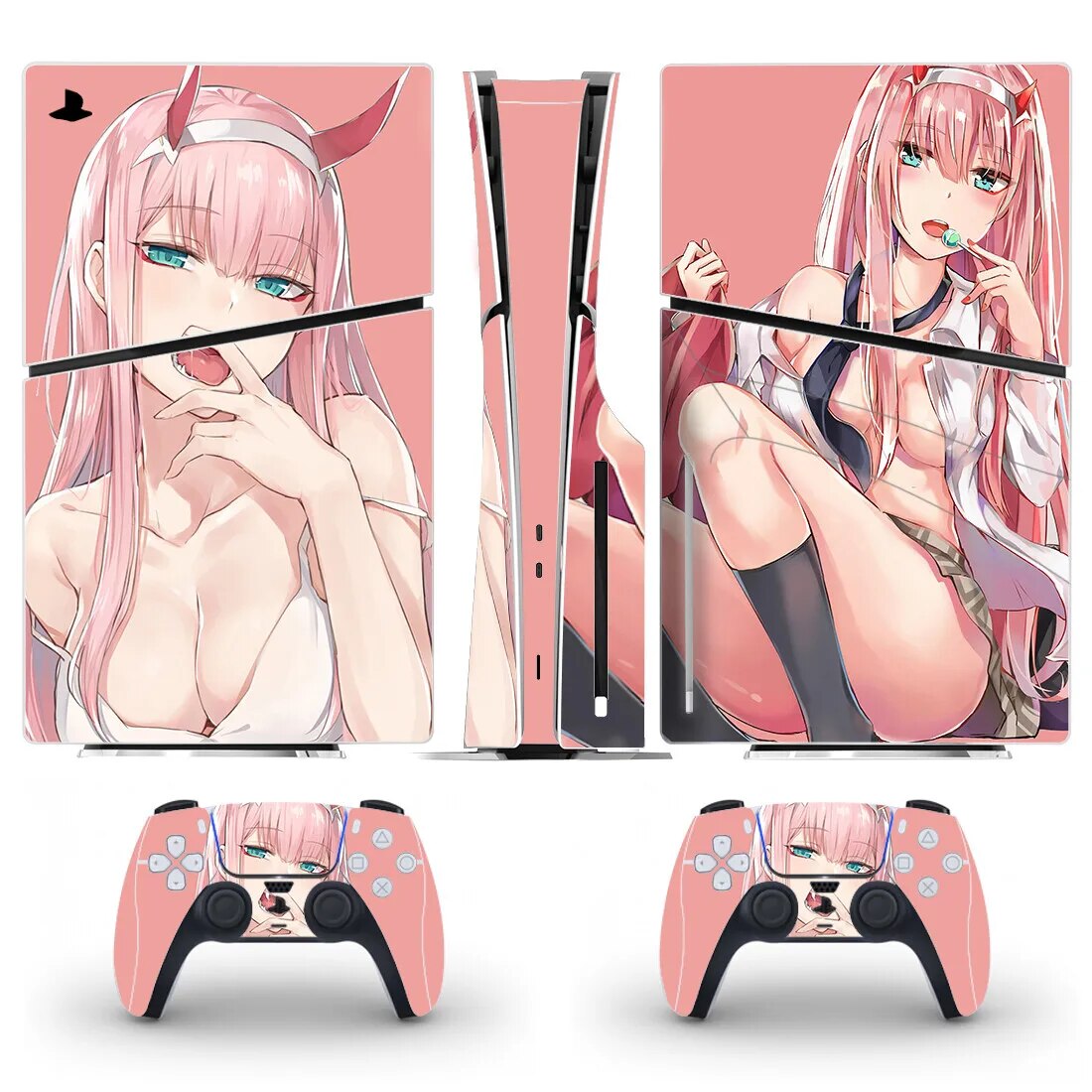 Darling in the Franxx PS5 Slim Disc Edition Aufkleber, Abdeckung