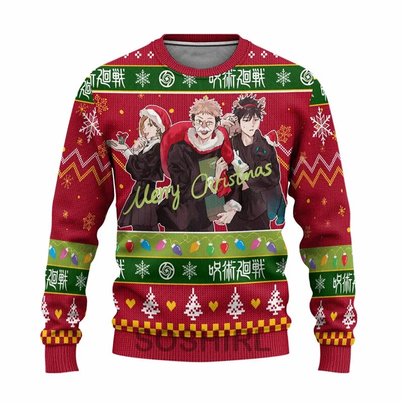 Jujutsu Kaisen Weihnachts Pullover