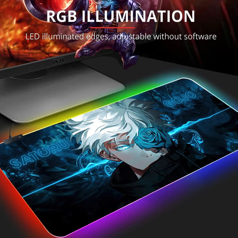 Jujutsu Kaisen Gojo LED Mouse Pads