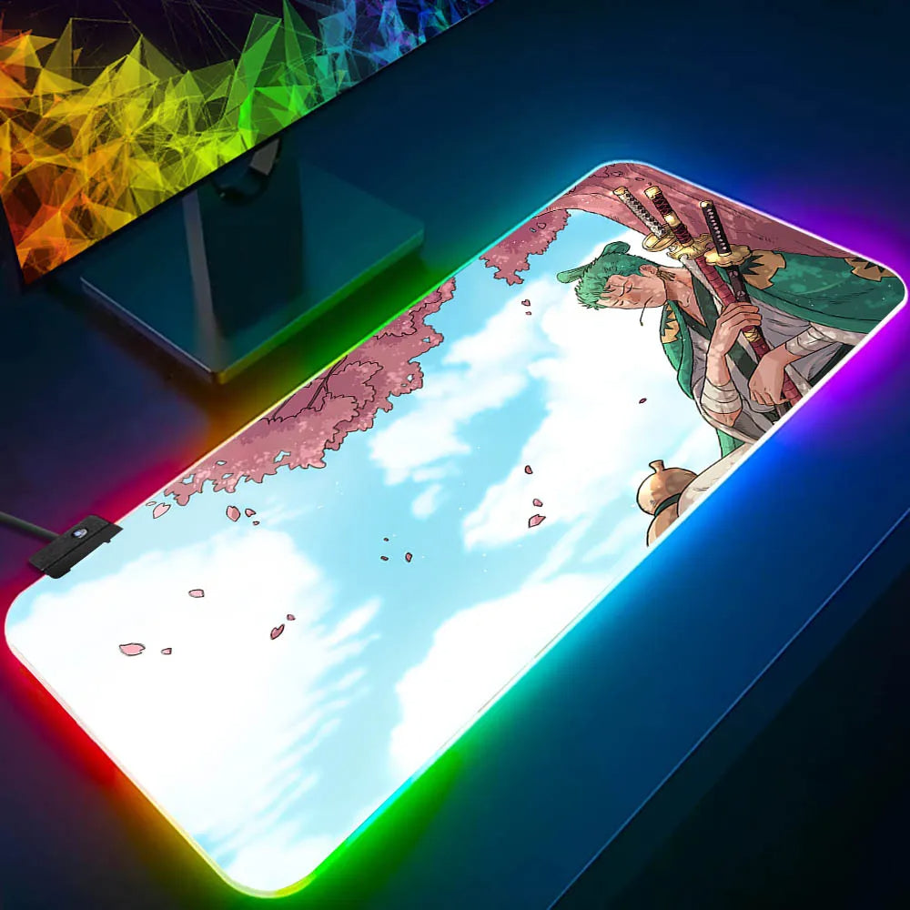 One Piece LED Mouse Pads
