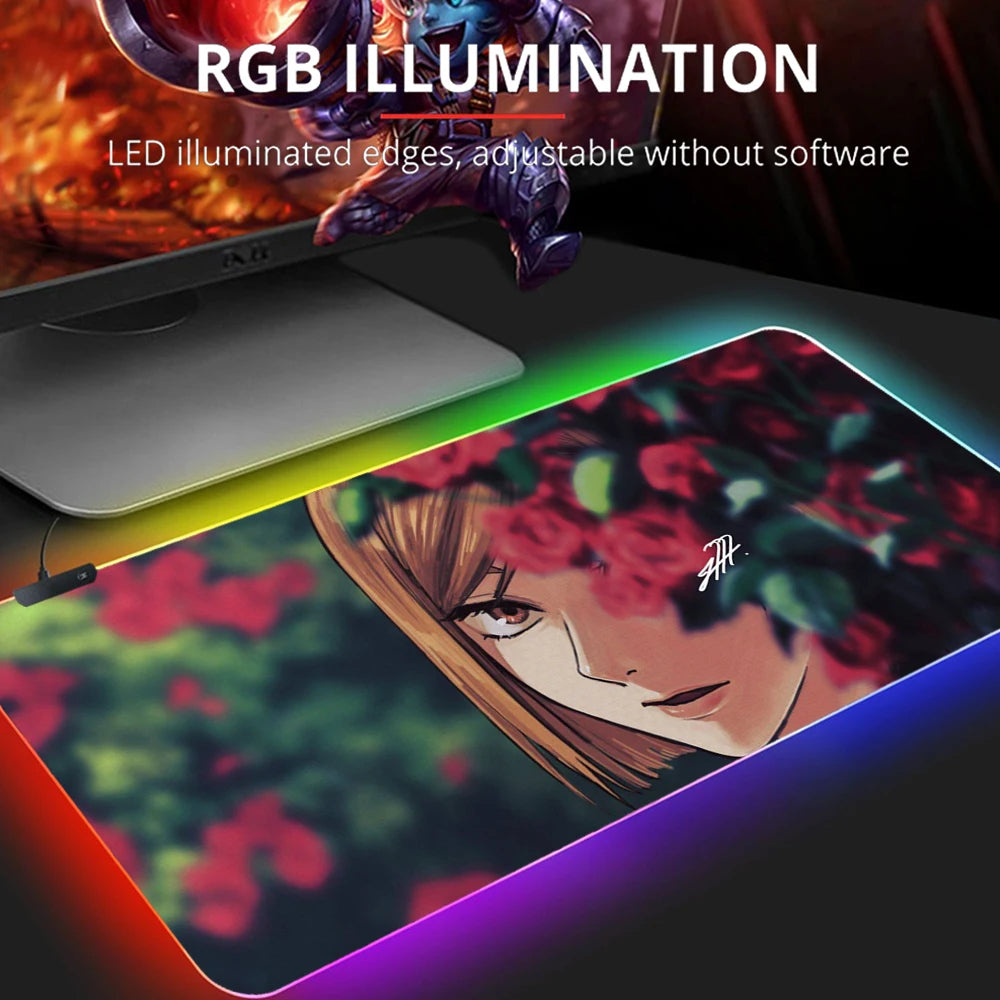 Jujutsu Kaisen Gojo LED Mouse Pads
