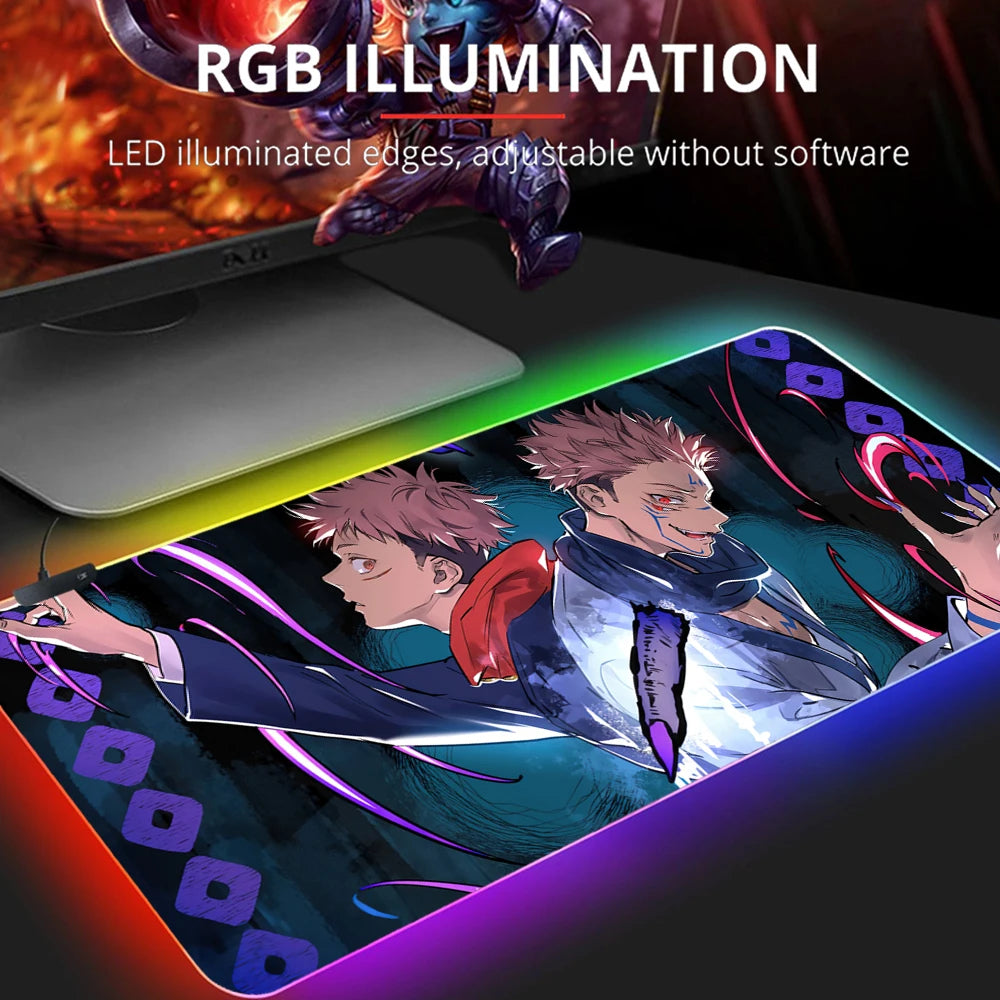 Jujutsu Kaisen Gojo LED Mouse Pads