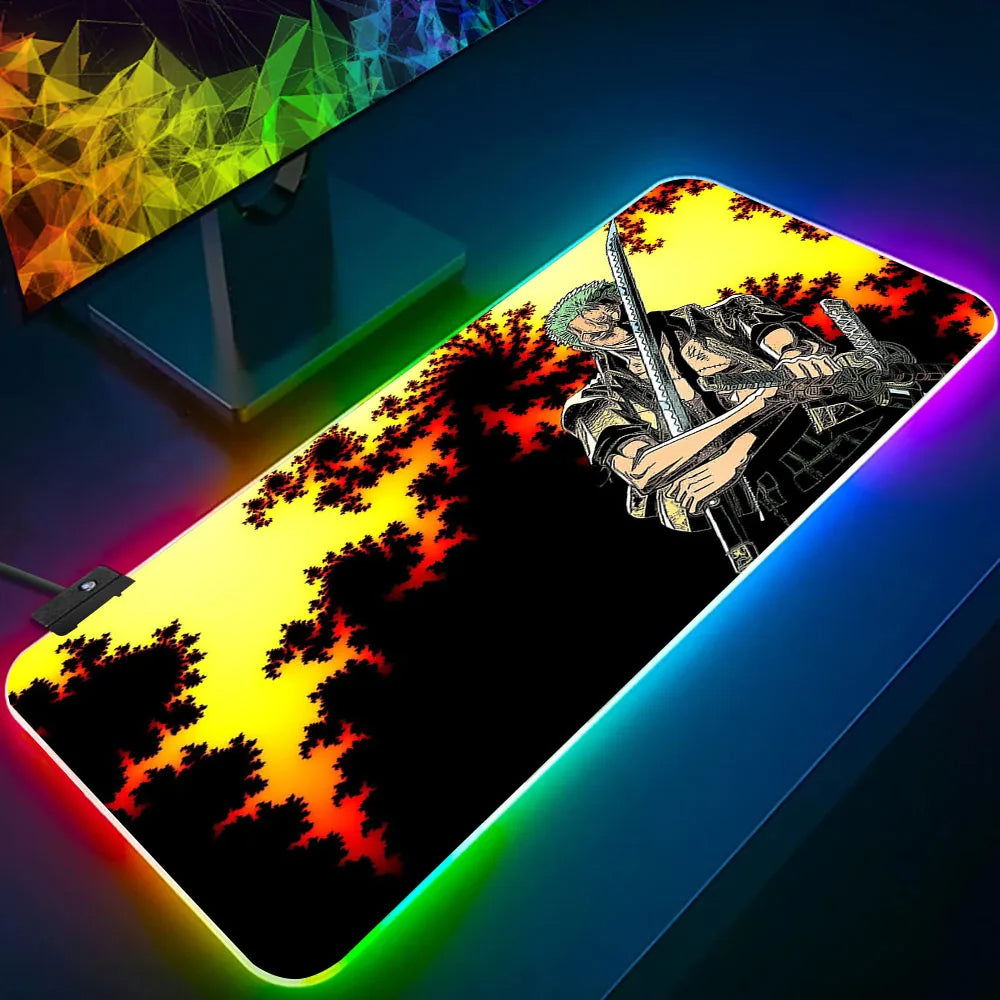 One Piece LED Mouse Pads