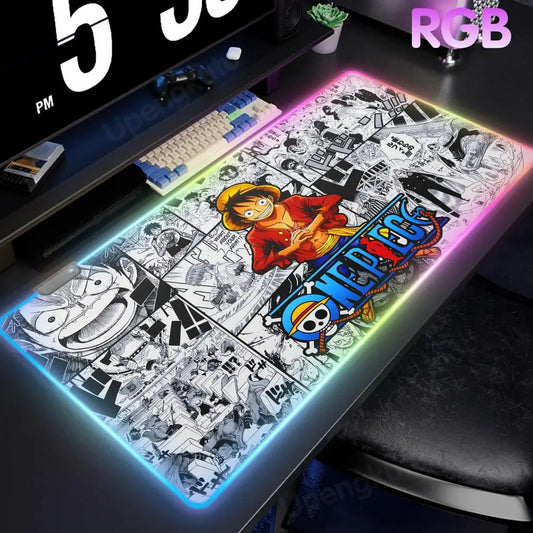 One Piece LED Mouse Pads