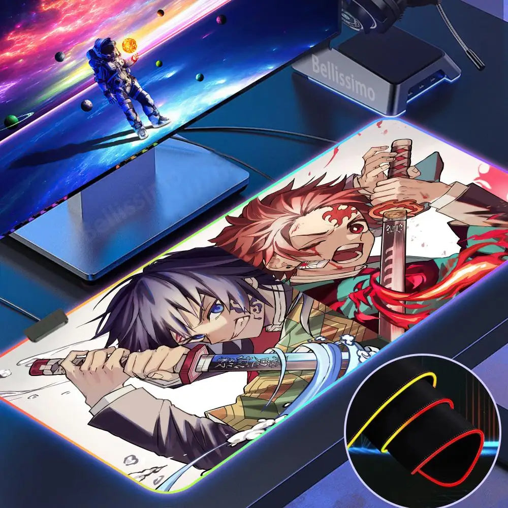 Demon Slayer LED-Mauspads