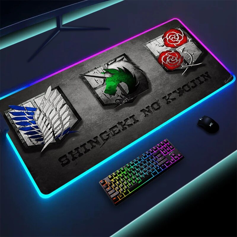 Attack on Titan LED Mouse Pads