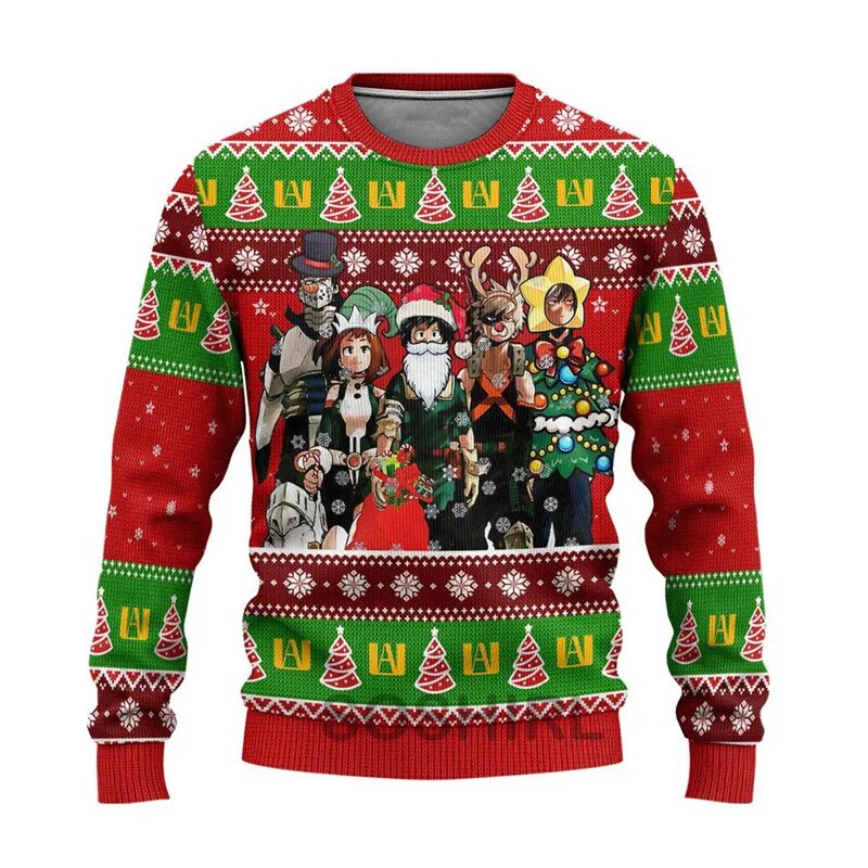 My Hero Academia Christmas Sweater