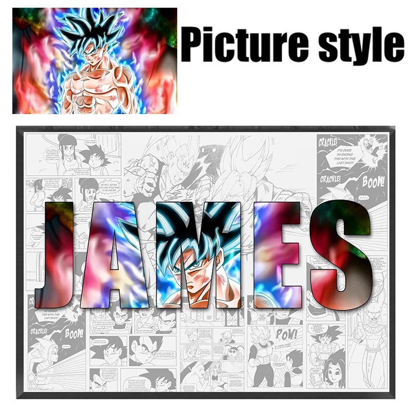 Anime Posters Custom Anime Name Posters