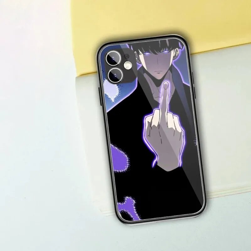 Solo Leveling Phone Cases for IPhones (Tempered Glass)
