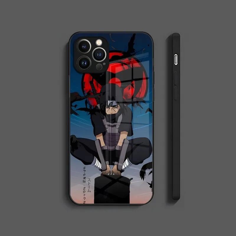 Naruto Handyhüllen für IPhones (Gehärtetes Glas)