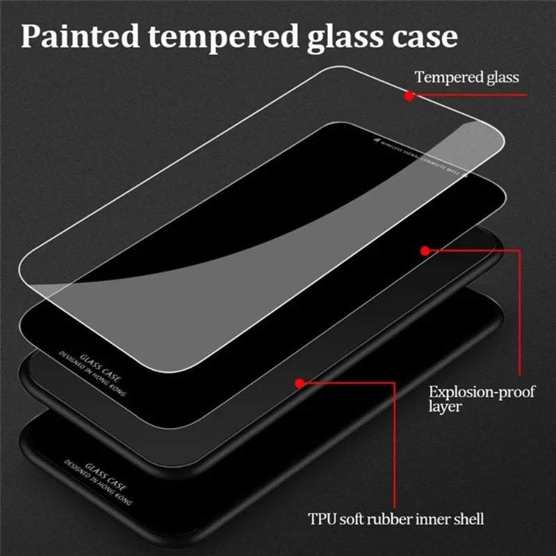 Naruto Handyhüllen für IPhones (Gehärtetes Glas)