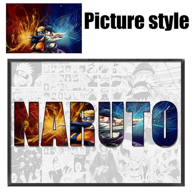 Anime Posters Custom Anime Name Posters