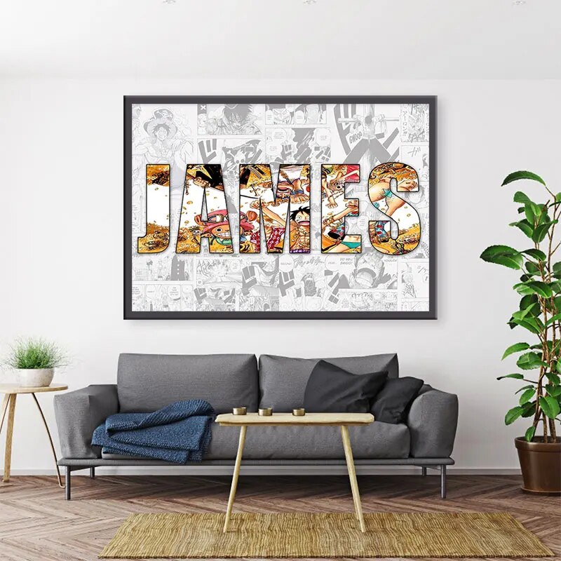 Anime Posters Custom Anime Name Posters
