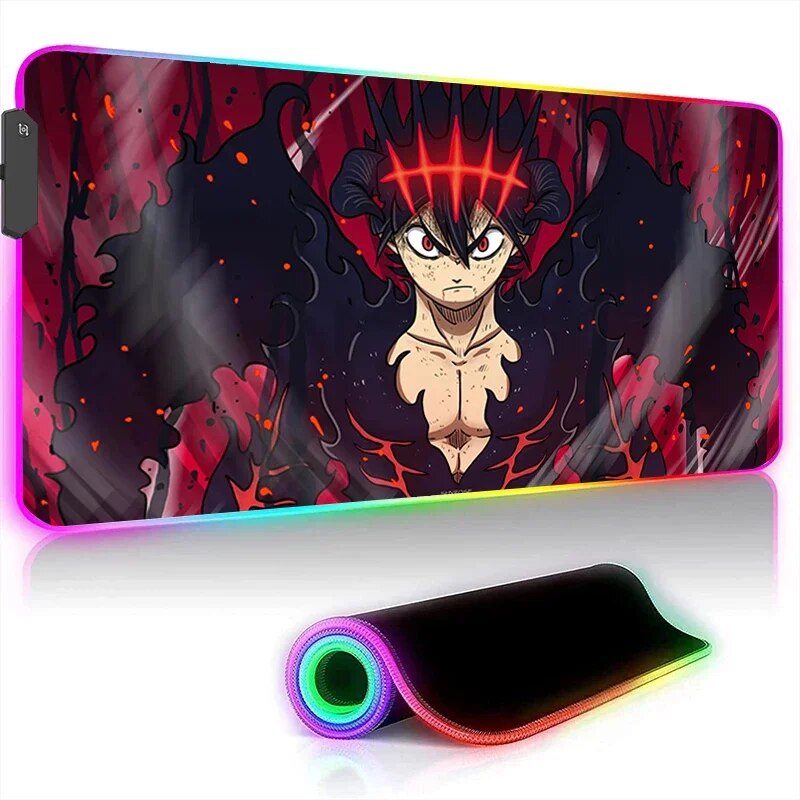 Black Clover LED Mouse Pads