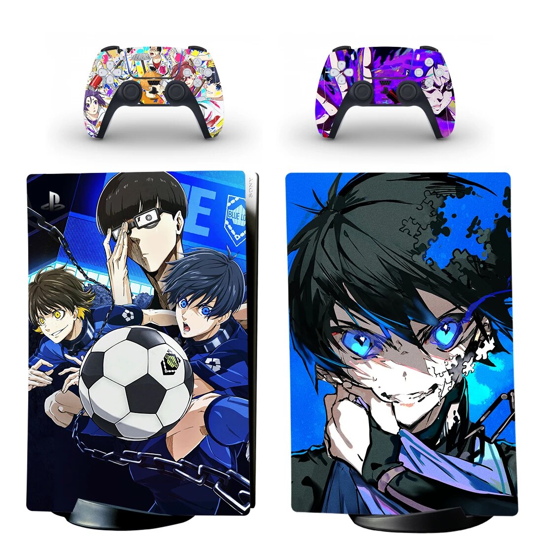 Blue Lock PS5 Digital Edition Aufkleber,Abdeckung – Animeworld