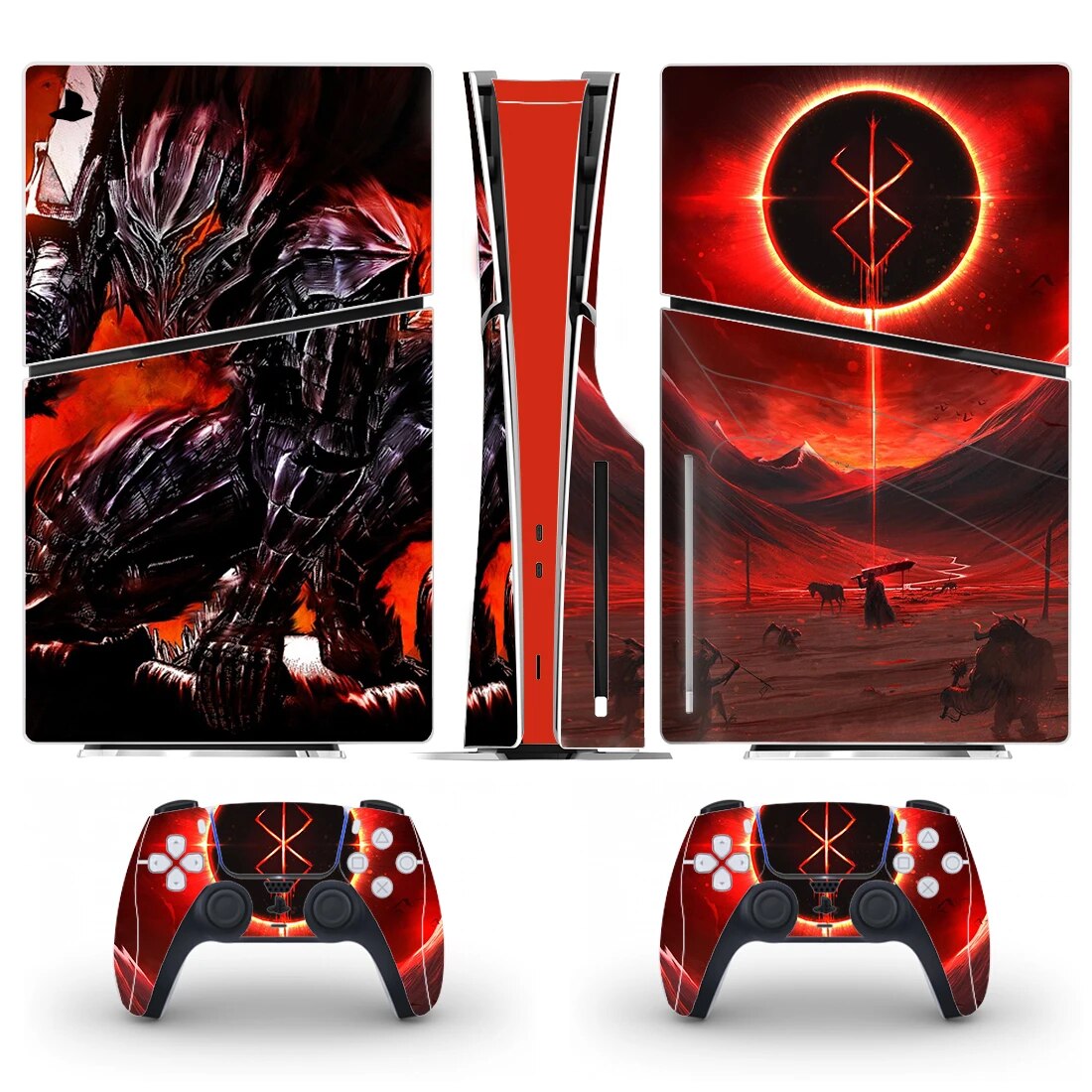 Berserker PS5 Slim Disc Edition Aufkleber, Abdeckung