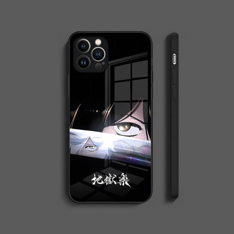 Hell's Paradise Phone Cases for IPhones (Tempered Glass)