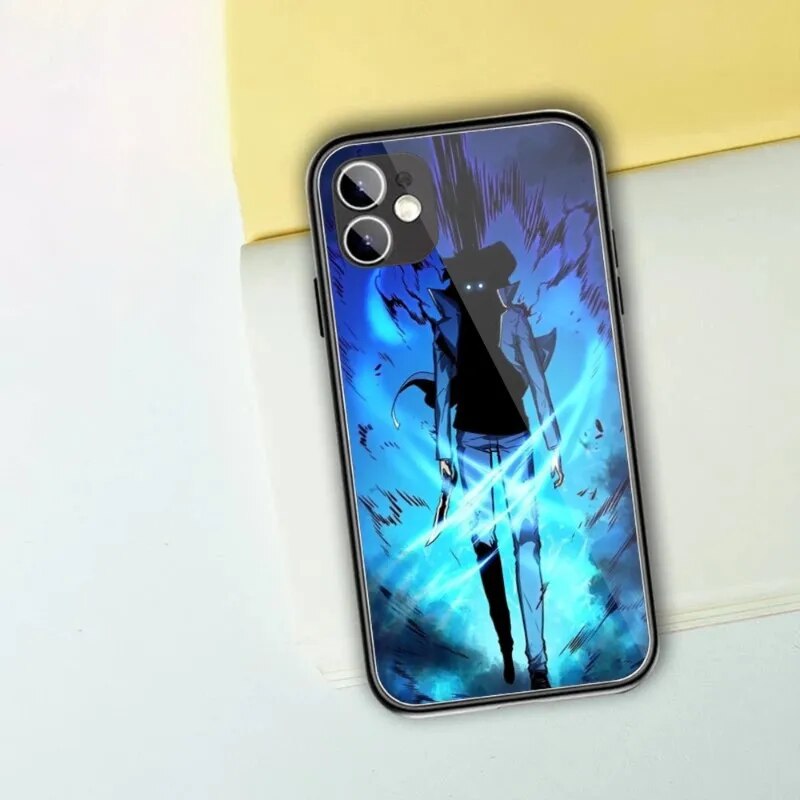 Solo Leveling Phone Cases for IPhones (Tempered Glass)