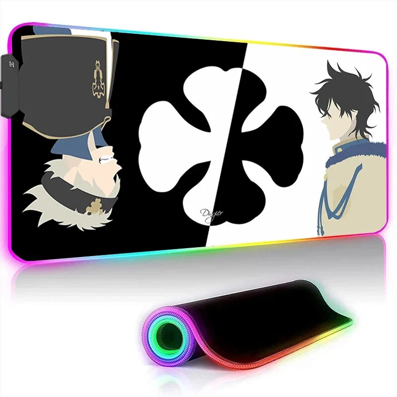 Black Clover LED Mouse Pads