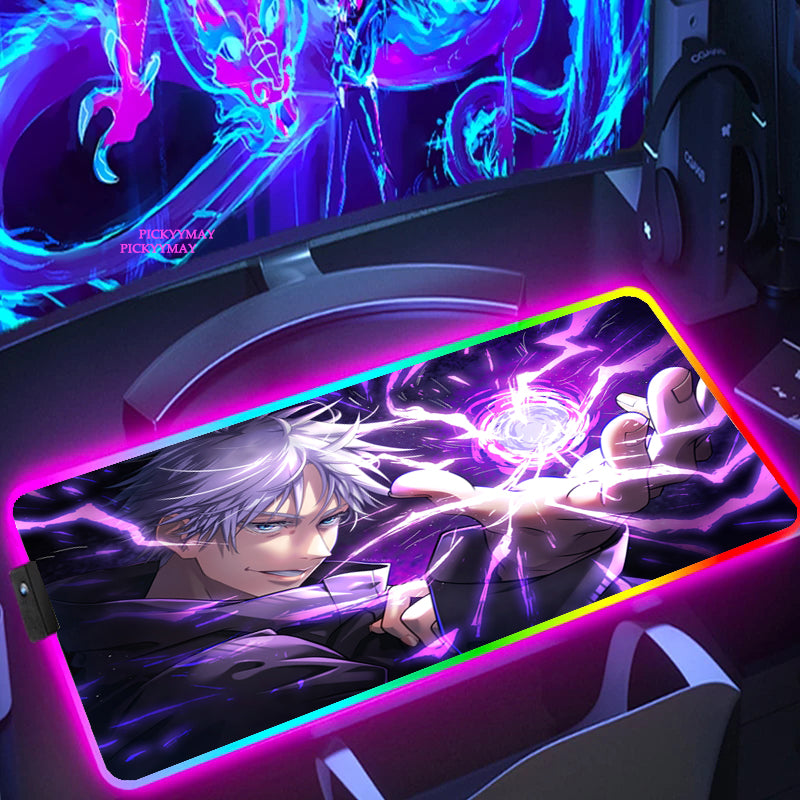 Jujutsu Kaisen Gojo LED Mouse Pads