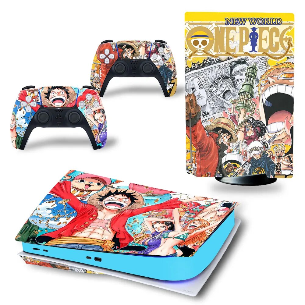 One Piece PS5 Disc Edition Sticker, Cover