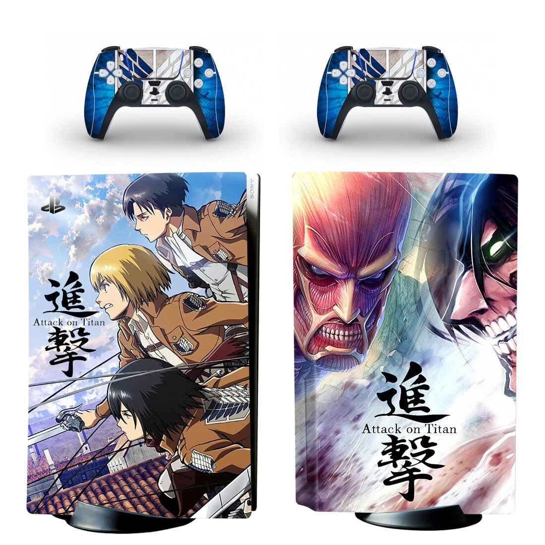 Attack on Titan PS5 Digital Edition Aufkleber, Abdeckung