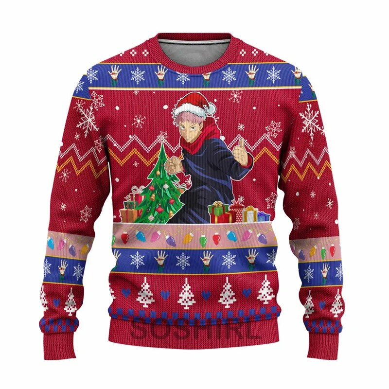 Jujutsu Kaisen Weihnachts Pullover
