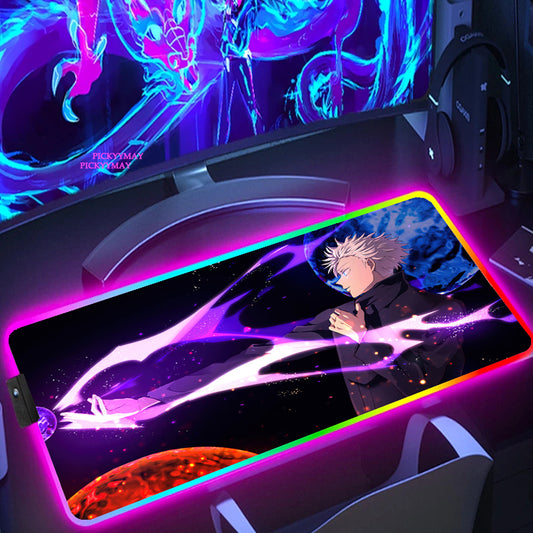 Jujutsu Kaisen Gojo LED-Mauspads