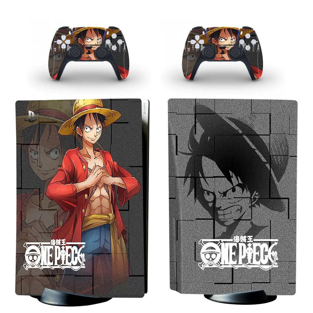 One Piece PS5 Disc Edition Sticker, Cover