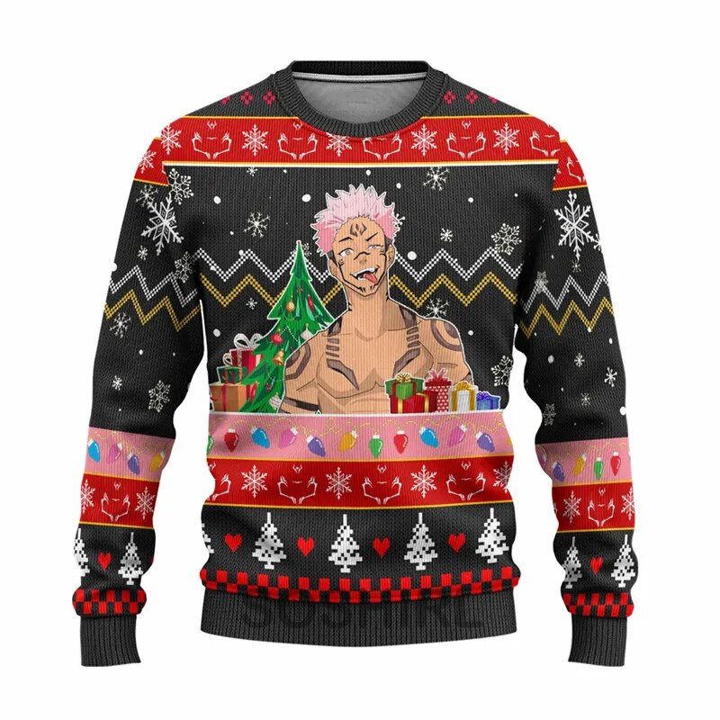 Jujutsu Kaisen Weihnachts Pullover