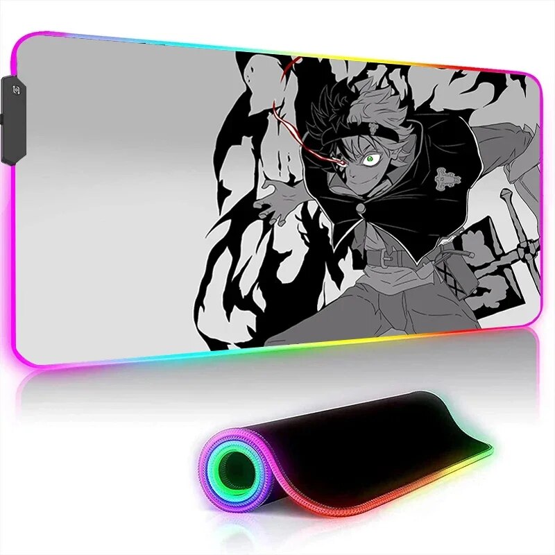 Black Clover LED Mouse Pads