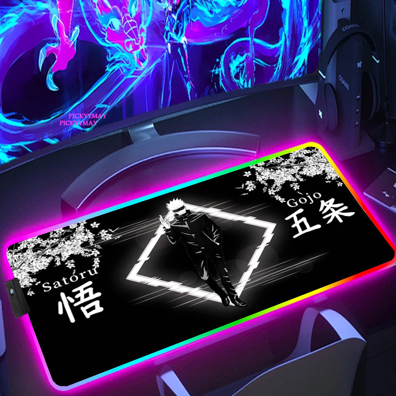 Jujutsu Kaisen Gojo LED Mouse Pads