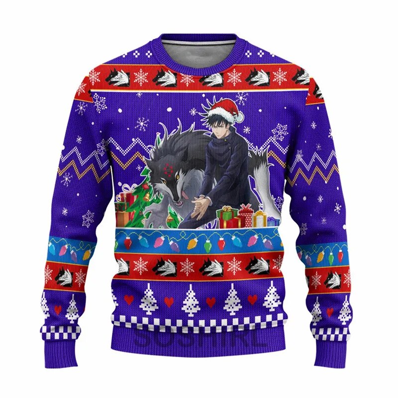 Jujutsu Kaisen Weihnachts Pullover